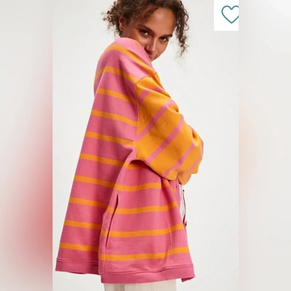 Free People Classic Striped Cardigan, Various Sizes NWT - Picture 2 of 8